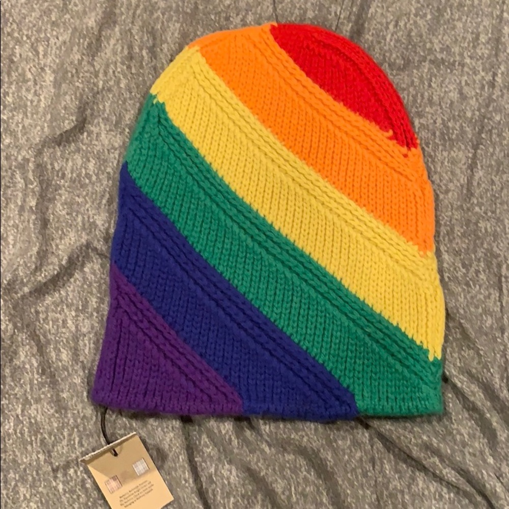 Burberry Rainbow Cashmere Beanie